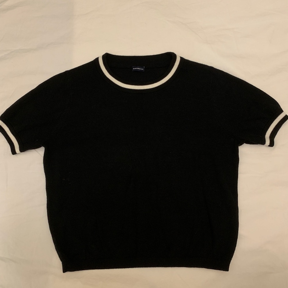 Cropped light-knit sweater top Brandy Melville